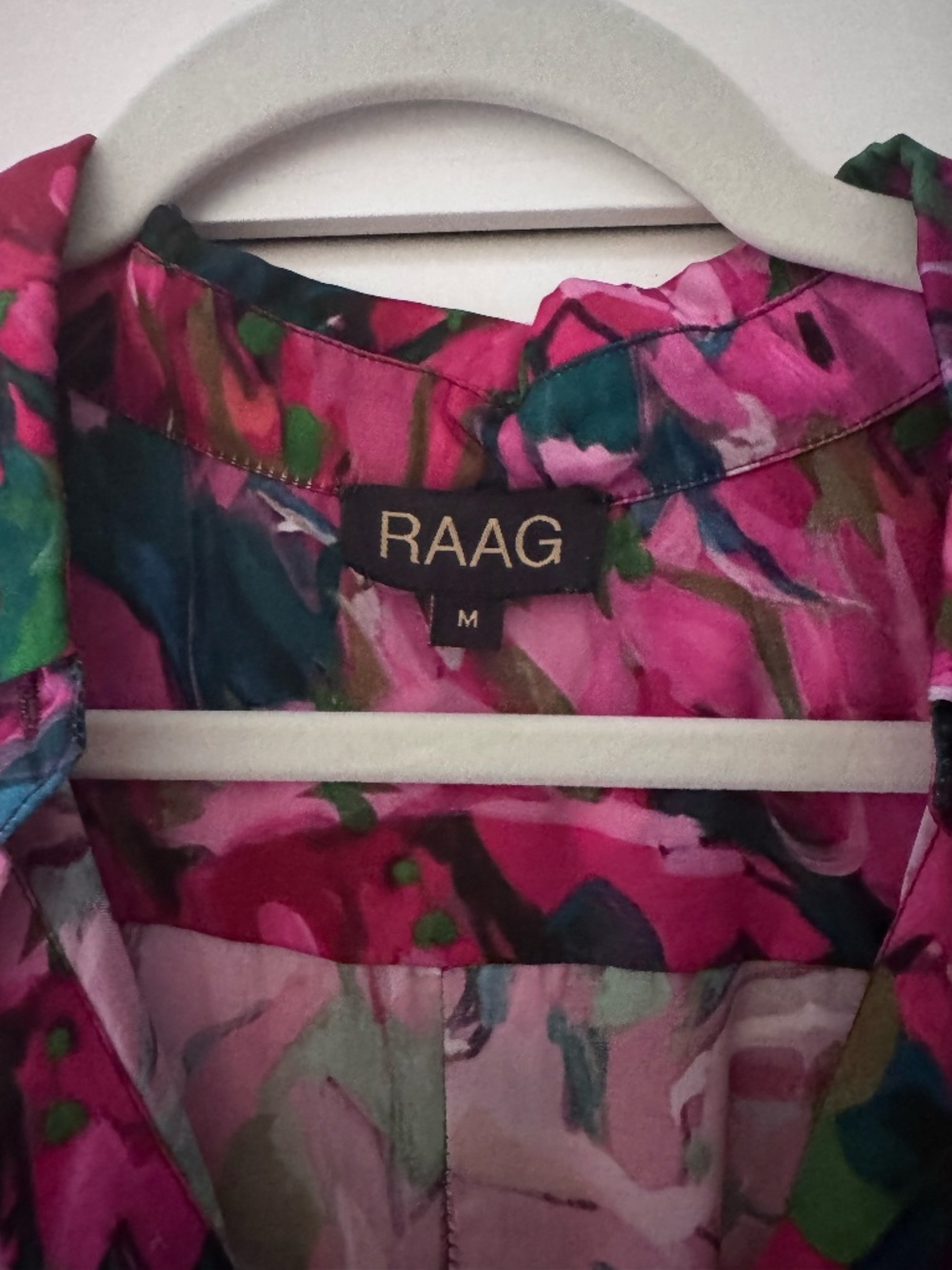 Colorful silky top by RAAG - Picture 2 of 3